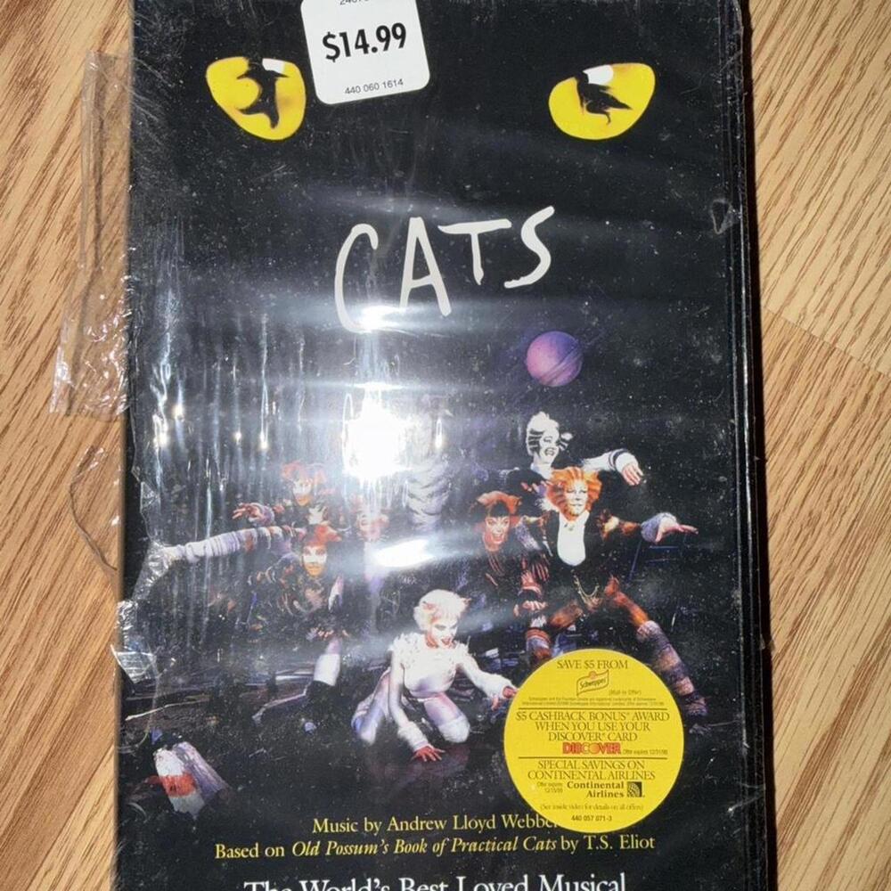 Cats (1996) VHS tape #vhsmusic #musical
